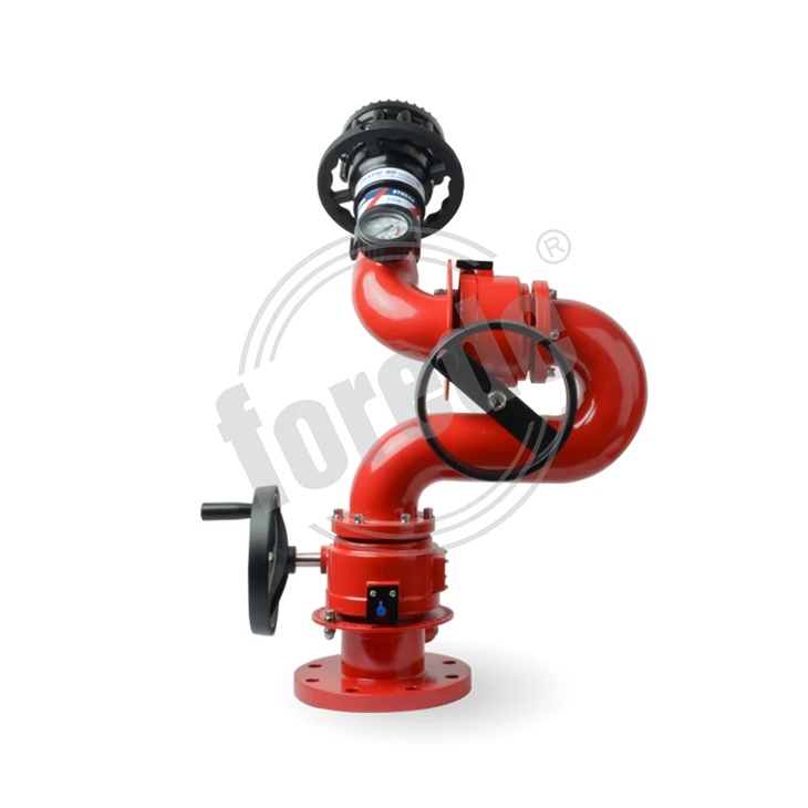 Elevated Fire Water Monitor with Automatic Flow Rate factory