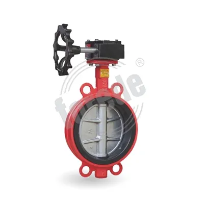 Motýľový ventil šnekového prevodu