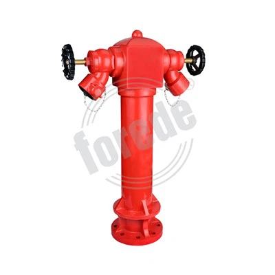 2-cestný mokrý stĺpový hydrant na hasenie požiarov