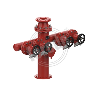 Hydrant požiarnej vody pre monitor